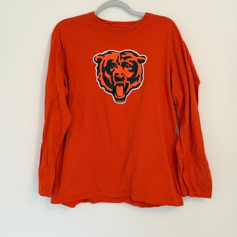 π§‘ Chicago Bears Long Sleeve Graphic Tee by Fanatics - Picture 1 of 4